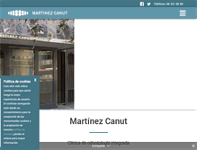 Tablet Screenshot of martinezcanut.com